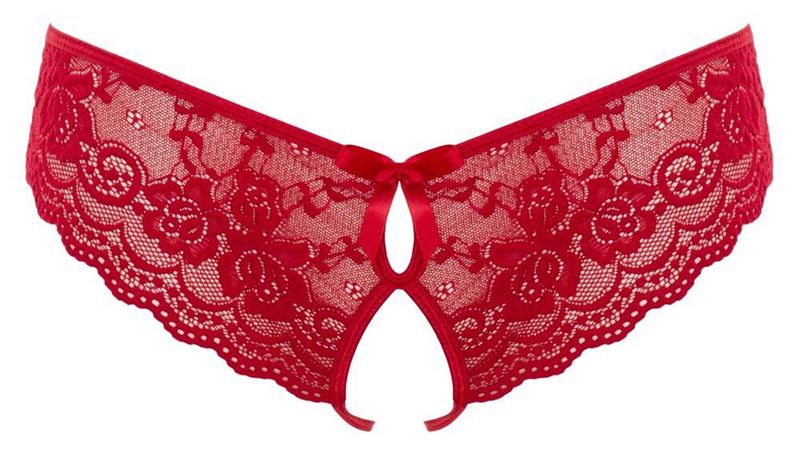 Lace Briefs Crotchless L zdjęcie 3