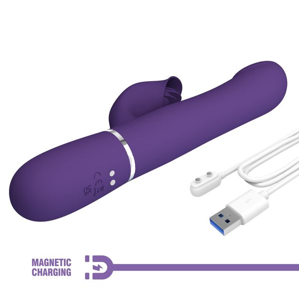 Pretty Love - Falin Dark Purple, 7 Vibration Functions 4 Rolling Functions zdjęcie 11