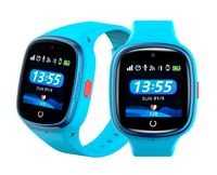 SMARTWATCH ZEGAREK DLA DZIECI GPS GSM LOKALIZATOR APARAT WODOODPORNY NIEBIESKI LT06