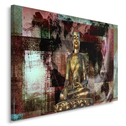 Obraz na płótnie - Canvas, Złoty Budda 3 40x30 na Arena.pl