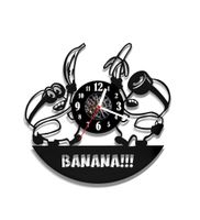 Zegar ścienny z płyty winylowej Minionki 124.2