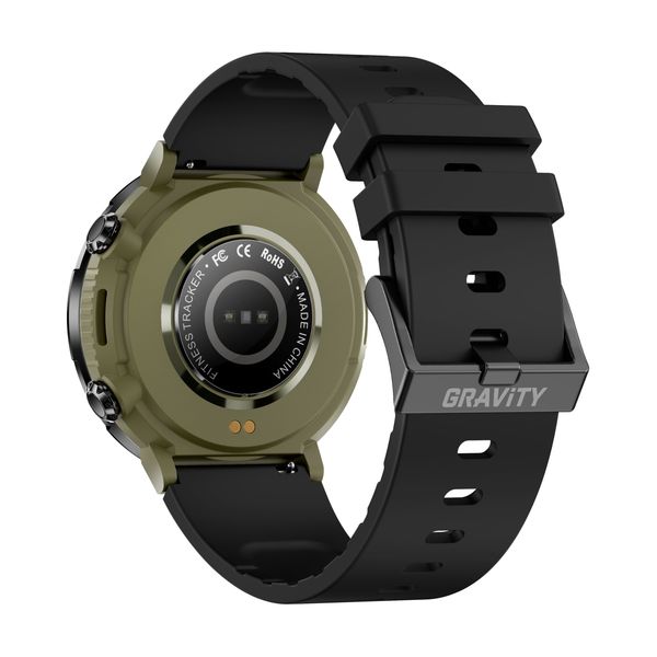 smartwatch gravity gt21-7 + czarny pasek silikonowy zdjęcie 7
