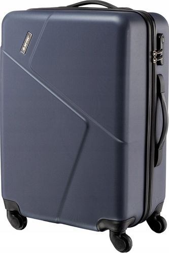 WALIZKA PODRÓŻNA NA KÓŁKACH TWARDA HI-TEC PORTO NAVY 60 L 63 x 45 x 26 cm na Arena.pl