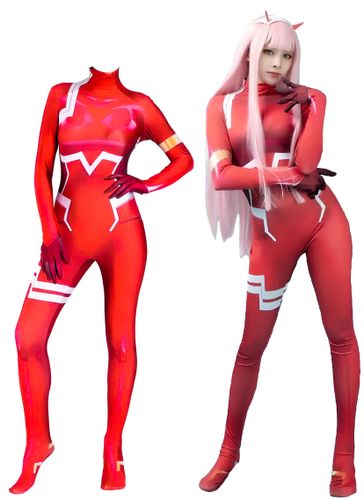 STRÓJ KOSTIUM ZERO TWO ANIME COSPLAY 164/170 na Arena.pl