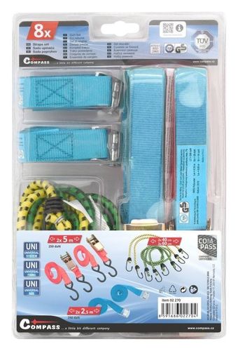 Compass Zestaw zaciskowy, 8 sztuk, TÜV/GS na Arena.pl