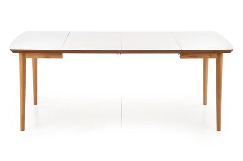 Stół Terra rozkładany biały mat/dąb na Arena.pl