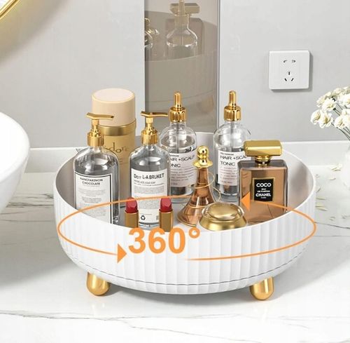 ORGANIZER OBROTOWY na Kosmetyki POJEMNIK na PERFUMY PĘDZLE Make-up 360 na Arena.pl