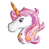 Balon foliowy jednorożec unicorn tęczowy 33 x 51 cm