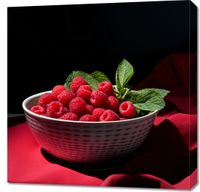 Obraz 70x70cm Malinowa Misa