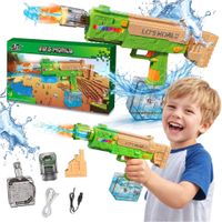 Pistolet automat na wodę dla dzieci Minecraft pixel elektryczny SQ010B