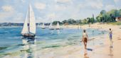 Plakat 91,3x44,5cm Życie na Brzegu