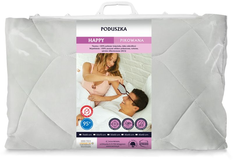 Poduszka antyalergiczna Happy 50x70 Inter-Widex zdjęcie 2