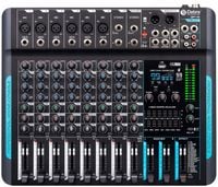 Mikser audio 10 kanałów USB 48V DSP EQ 7 pasm stereo DJ nagrania live scena