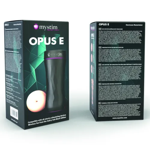 mystim opus e-masturbator anus - system e-stymulacji, 21,5 cm na Arena.pl