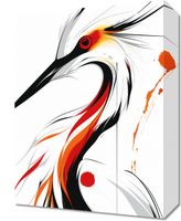 Obraz 30x40cm Bocian