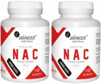 ALINESS NAC N-Acetylocysteina L-CYSTEINA 190 mg płodność 2x100 tabletek