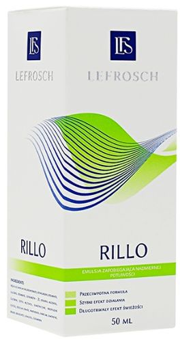 LEFROSCH RILLO antyperspirant w kulce przeciw nadmiernej potliwości 50 ml na Arena.pl