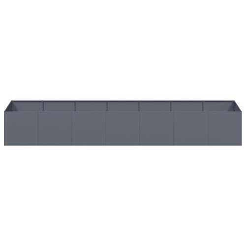 Doniczka Antracyt 280x80x40 cm Stal na Arena.pl