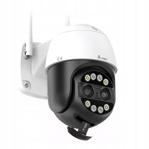 ZEWNĘTRZNA OBROTOWA KAMERA IP WIFI 8MPX 4K ULTRA HD 8x ZOOM DO MONITOROWANI na Arena.pl