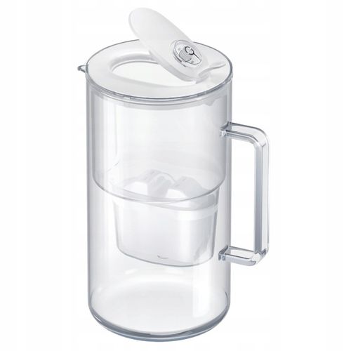 Dzbanek szklany filtrujący do wody Aquaphor Glass biały 10 filtrów MaxforMg na Arena.pl