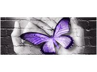 100X40CM MOTYL DŁONIACH OBRAZ DREWNO