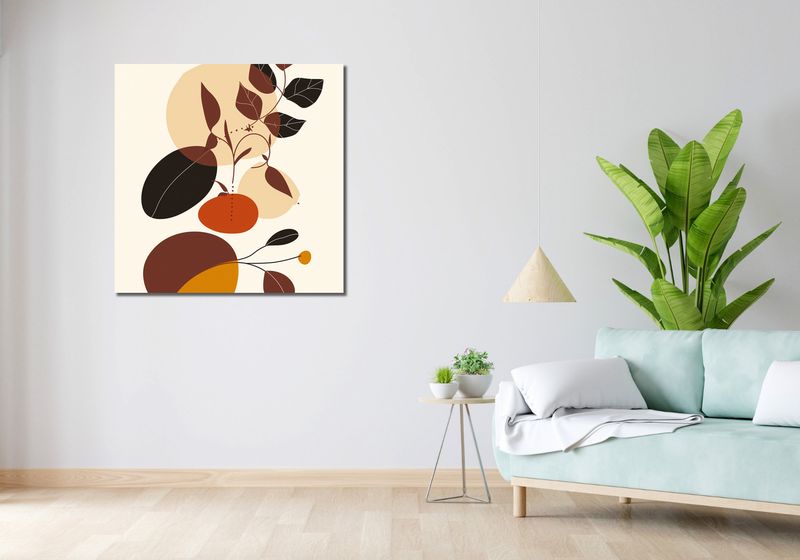 Obraz 90x90cm Nastrój Upadku zdjęcie 2