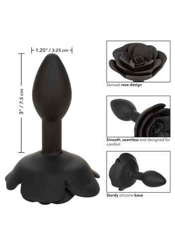 Small Rose Anal Plug Black na Arena.pl