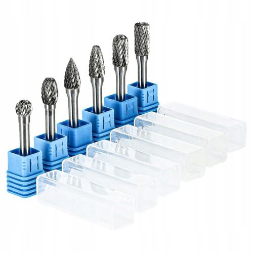 FREZY TRZPIENIOWE DO METALU DREWNA RZEŹBIENIA WĘGLIK WOLFRAMU PILNIKI na Arena.pl