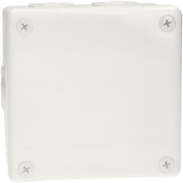 Puszka biała n/t 118x118x68 IP55 duża/guma 053-01 ViPlast zdjęcie 1