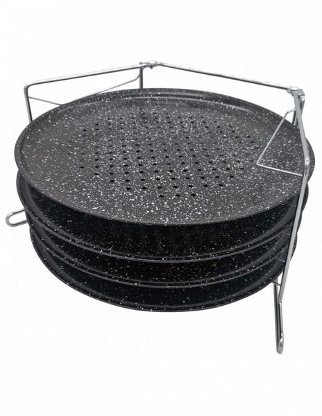 ZESTAW 4 BLACH DO PIECZENIA PIZZY KINGHOFF KH-1553 zdjęcie 1