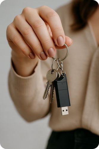 DYKTAFON SZPIEGOWSKI MINI PENDRIVE PODSŁUCH MAŁY BRELOK USB na Arena.pl