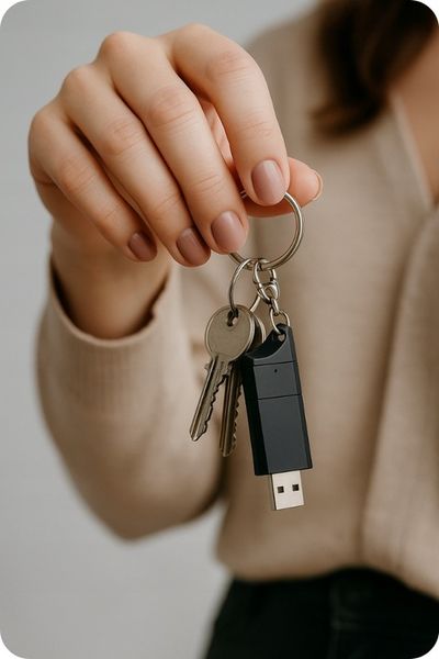DYKTAFON SZPIEGOWSKI MINI PENDRIVE PODSŁUCH MAŁY BRELOK USB zdjęcie 4