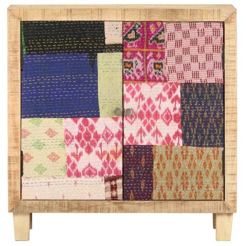 Szafka patchwork 70x35x75cm lite drewno mango VidaXL na Arena.pl