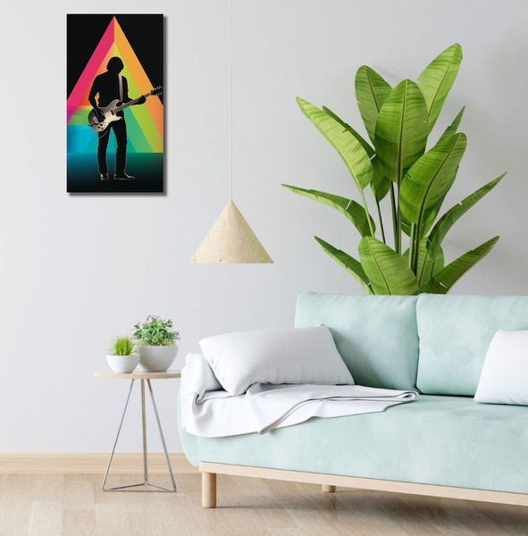 Obraz 30x60cm Pryzmat przez Gitarę zdjęcie 2