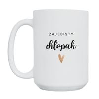 KUBEK "ZAJEBISTY CHŁOPAK" Wzór - Duży 450 ml