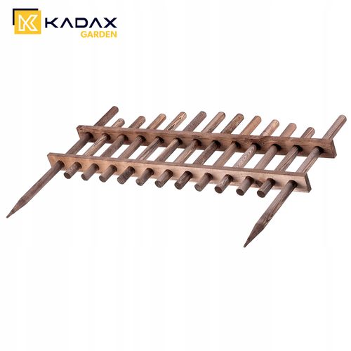 KADAX Płotek Ogrodowy Drewniany Palisada 85cm na Arena.pl