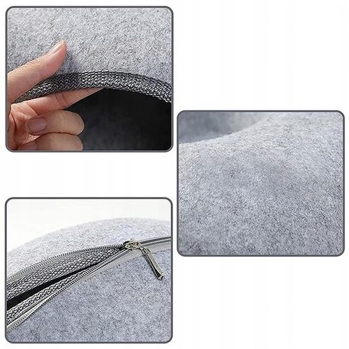 Legowisko Dla Kota Dwuczęściowe Okrągłe Donut Tunel Budka Domek 50 x 50 cm na Arena.pl