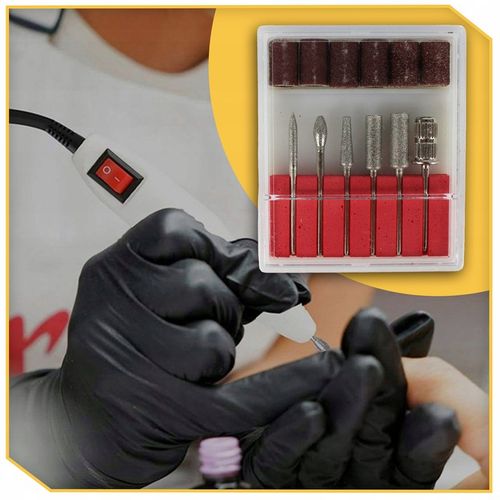 FREZARKA DO PAZNOKCI MANICURE PEDICURE PROFESJONALNA MOCNA 20W frezy zestaw na Arena.pl