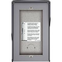 Obudowa natynkowa z daszkiem do paneli Sfera - 2 moduły - Stalowoszara Legrand 350623