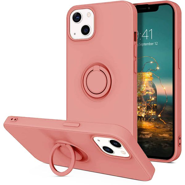 Etui Iphone 13 Mini Silikon Różowe zdjęcie 1