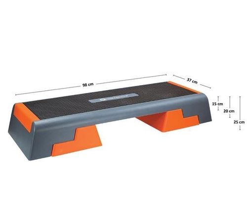 AS007 BLACK/ORANGE STEP DO AEROBIKU HMS PREMIUM na Arena.pl