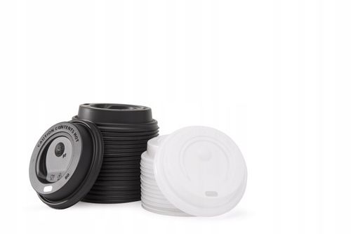 Kubki papierowe do kawy 400 ml SUP C4Y + wieczka – zestaw 100 sztuk na Arena.pl