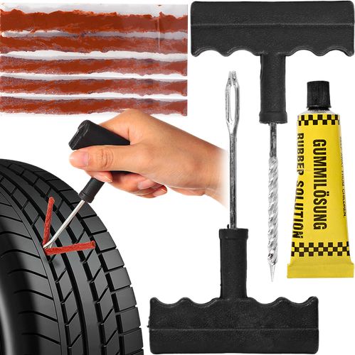 GAŚNICA 1KG APTECZKA TORBA K2 TIRE TRÓJKĄT RĘKAWICE ZESTAW DO NAPRAWY OPON na Arena.pl