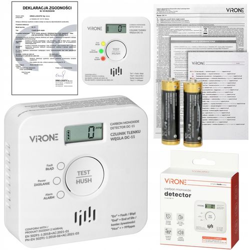 Czujnik Tlenku Węgla Detektor tlenku węgla Czadu NAJNOWSZY MODEL na Arena.pl