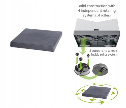 Platforma jezdna kwadratowa IPMS400 | Antracyt na Arena.pl