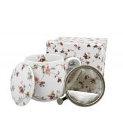 KUBEK Z ZAPARZACZEM I POKRYWKĄ DUO KWIATY SAFA 430 ML