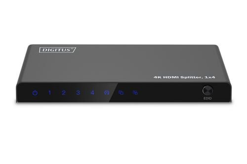 Digitus 4K HDMI Splitter, 1x4 | DS-55337 | Black na Arena.pl