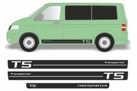 Naklejki do VW T5 Transporter Pasy Na Bok i Tył Samochodu