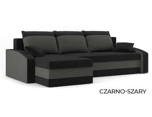 Narożnik Hewlet czarno-szary na Arena.pl