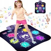 MATA LED DO TAŃCZENIA MUZYCZNA GRA DZIECI INTERAKTYWNA Z BLUETOOTH 5 TRYBÓW